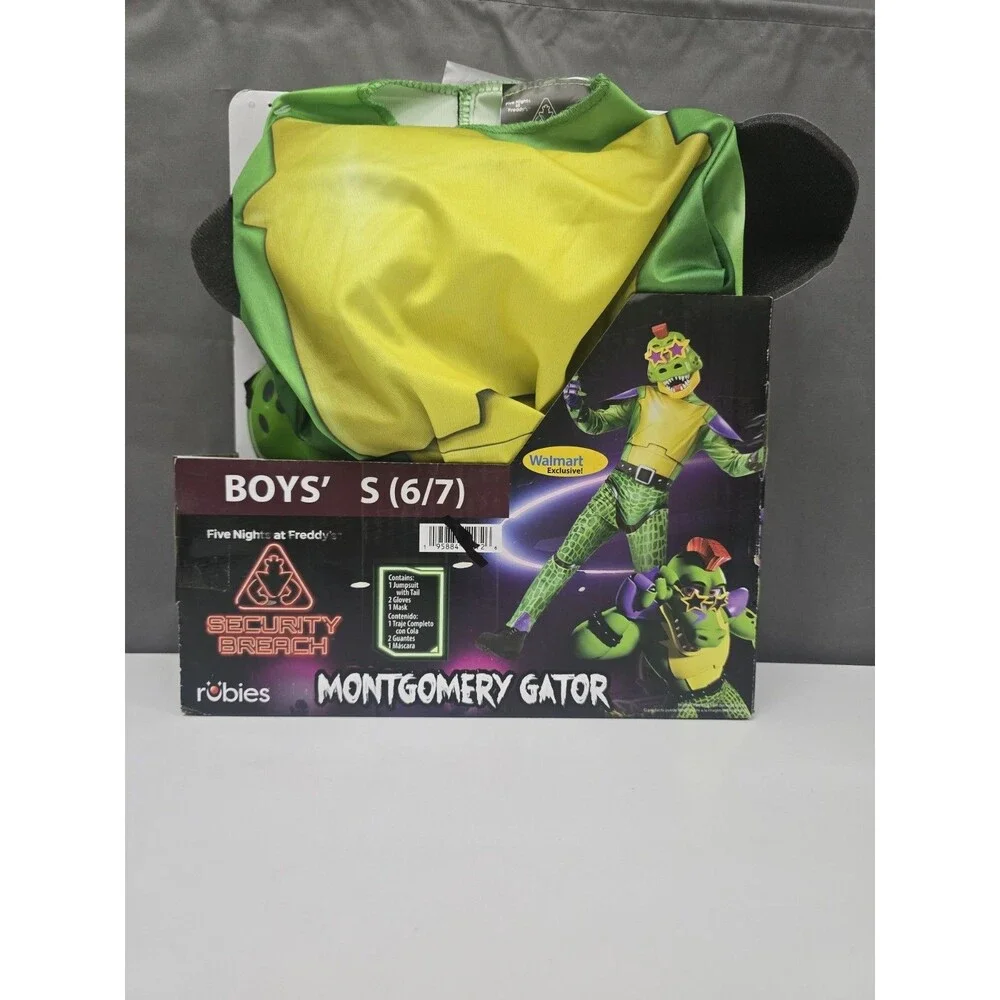Halloween Costume Boys Montgomery Gator Size S (6/7)